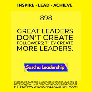 Image post by @sascha.leadership on Instagram