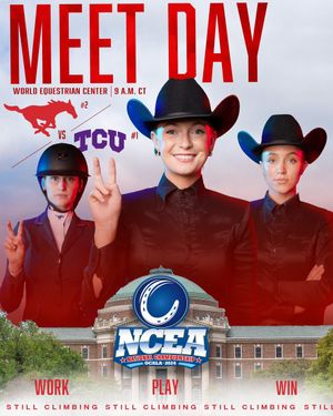Image post by @SMUEquestrian on Twitter