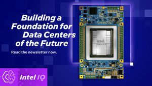 Image post by @intel on Twitter