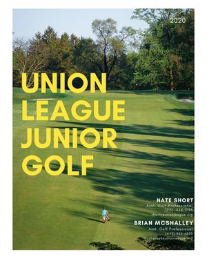 Image post by @unionleaguegolf on Instagram