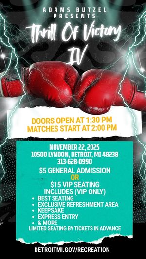 Image post by @DetroitParksRec on Facebook