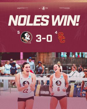 Image post by @fsubeachvolleyball on Instagram