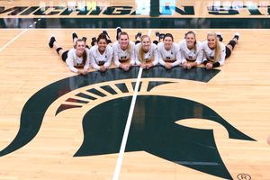 Image post by @MSU_Volleyball on Twitter