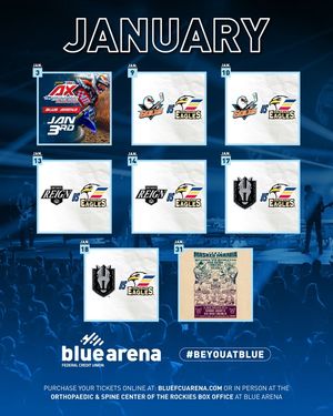 Image post by @BlueFCUArena on Facebook