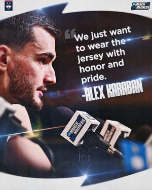 Image post by @UConnMBB on Twitter/X