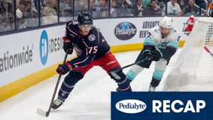 Image post by @BlueJacketsNHL on Twitter