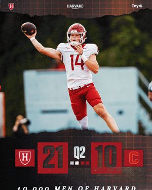 Image post by @HarvardFootball on Twitter/X