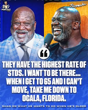 Image post by @thebigpodwithshaq on Instagram