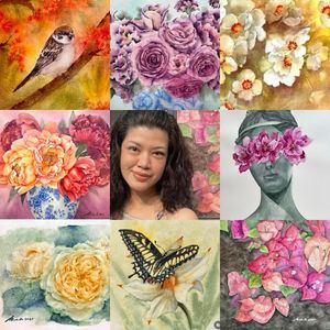 Image post by @brushstrokesbymichelle on Instagram