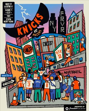 Image post by @nyknicks on Twitter