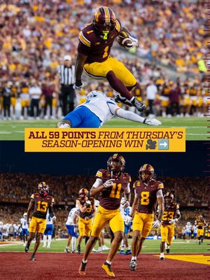 Image post by @gopherfootball on Instagram