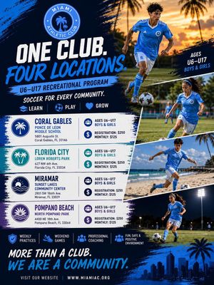 Image post by @miamiathleticclub2022 on Instagram
