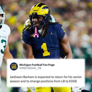 Image post by @michigan__football on Instagram