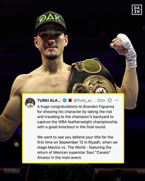 Image post by @daznboxing on Instagram