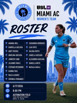 Image post by @miamiathleticclub2022 on Instagram