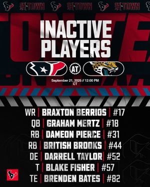 Image post by @HoustonTexans on Twitter