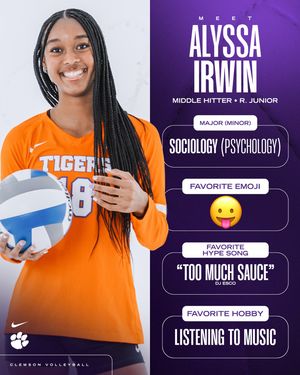 Image post by @clemsonvb on Instagram