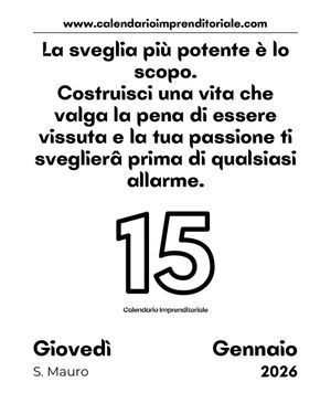 Image post by @calendarioimprenditoriale on Instagram
