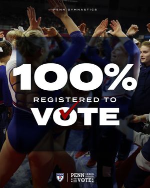 Image post by @PennGym on Twitter