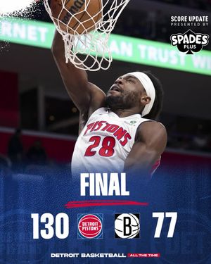 Image post by @detroitpistons on Instagram