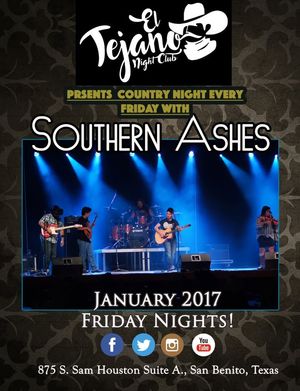 Image post by @SouthernAshesMusic on Facebook