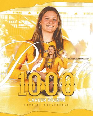 Image post by @WYO_Volleyball on Twitter/X