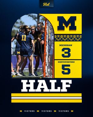 Image post by @UMichWLAX on Twitter