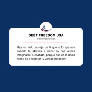 Image post by @debtfreedomusa on Instagram
