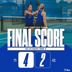 Image post by @sjsutennis on Instagram