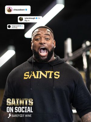 Image post by @saints on Instagram