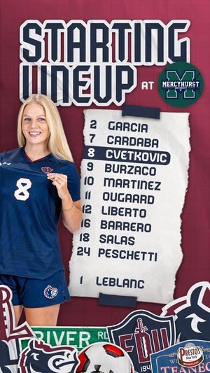 Image post by @FDUKnightsWSOC on Twitter