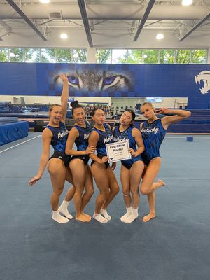 Image post by @UKGymnastics on Twitter/X