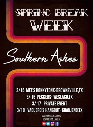 Image post by @SouthernAshesMusic on Facebook