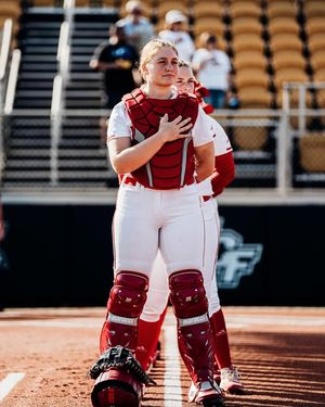 Image post by @ncstatesoftball on Facebook