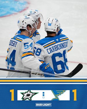 Image post by @StLouisBlues on Twitter