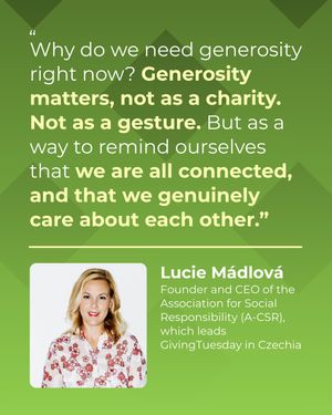 Image post by @givingtuesday on Instagram