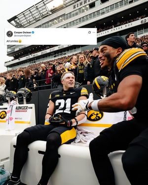 Image post by @theiowahawkeyes on Instagram