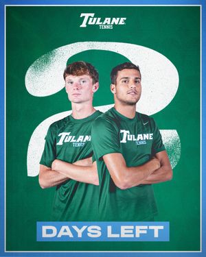 Image post by @tulanemtennis on Instagram