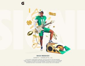 Image post by @ndfootball on Instagram