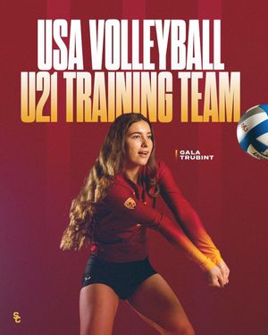 Image post by @uscwomensvolley on Instagram