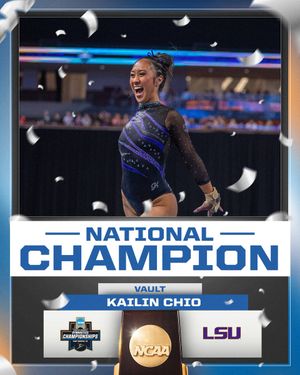 Image post by @NCAA_Gymnastics on Twitter