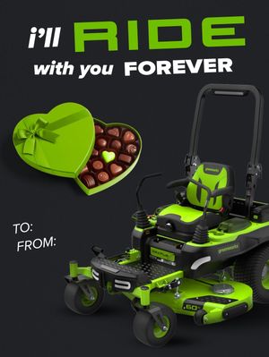 Image post by @greenworkstools on Instagram