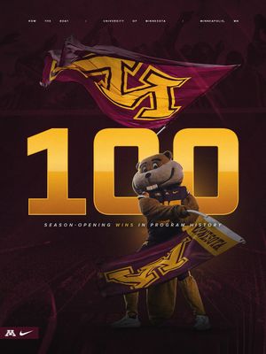 Image post by @gopherfootball on Instagram