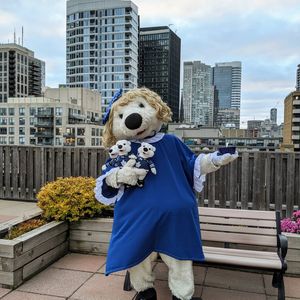 Image post by @officialcarltonthebear on Instagram