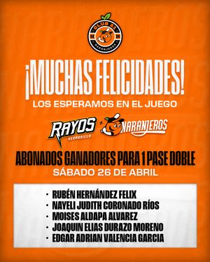 Image post by @clubnaranjeros on Instagram
