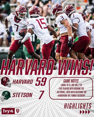 Image post by @harvardfootball on Instagram