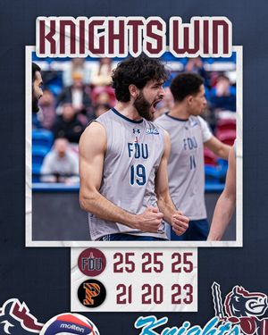 Image post by @FDUKnightsMVB on Twitter