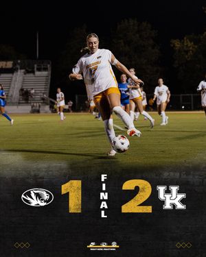 Image post by @MizzouSoccer on Twitter/X