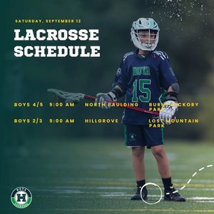 Image post by @Hoya Youth Lacrosse Association on Facebook