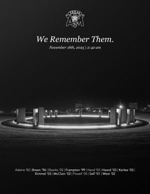 Image post by @AggieCorps on Twitter/X